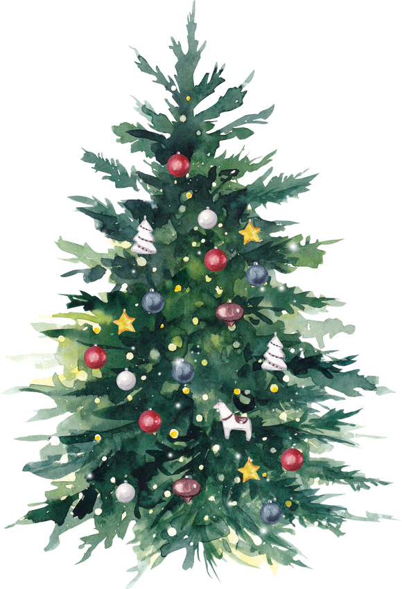 Holiday Christmas tree